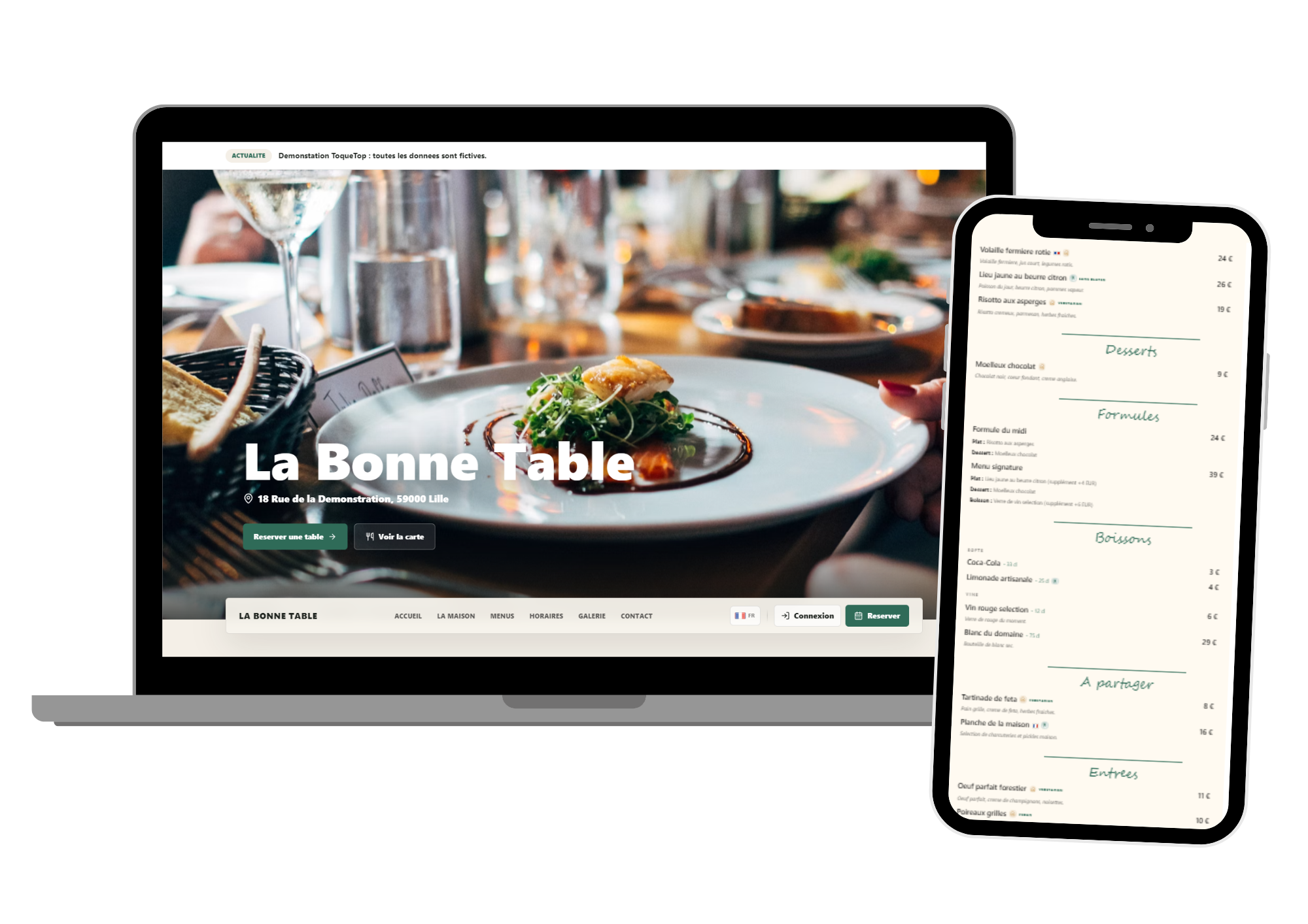 website visual ToqueTop
